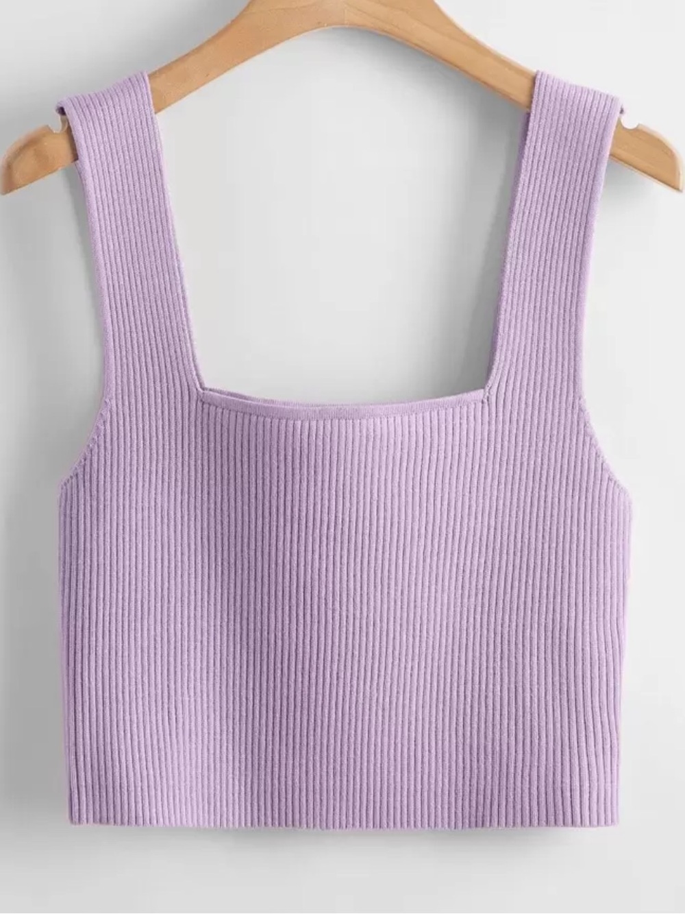 Ribbed crop top
